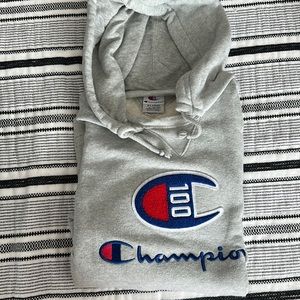 Worn once.. men’s champion hoodie